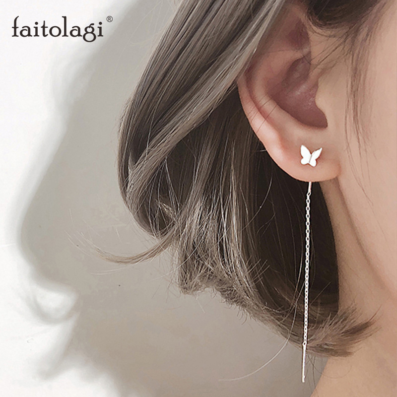 Khuyên Tai Dáng Dài Mặt Bướm Xinh Xắn Duyên Dáng Dành Cho Nữ