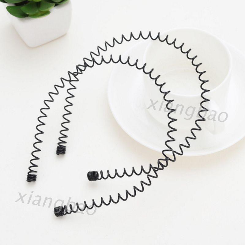 Băng đô cài tóc kiểu lò xo bằng kim loại vô hình dài