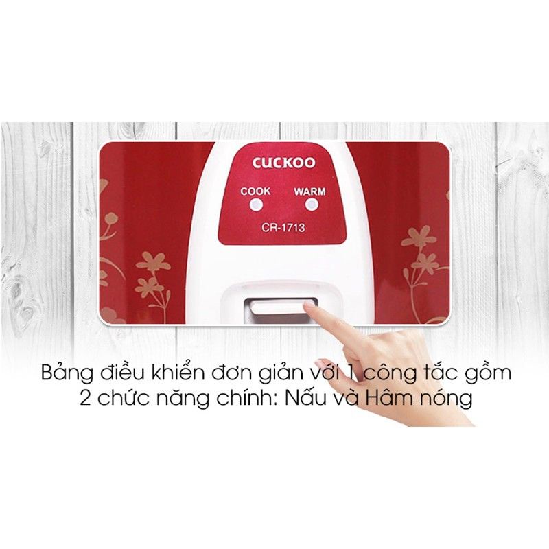 NỒI CƠM ĐIỆN CUCKOO 1,8 LÍT CR - 1055