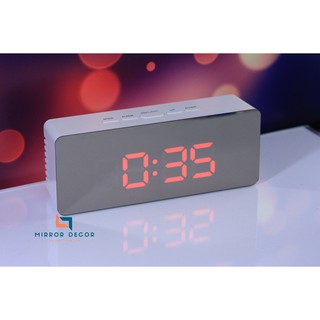 Đồng hồ Led gương để bàn