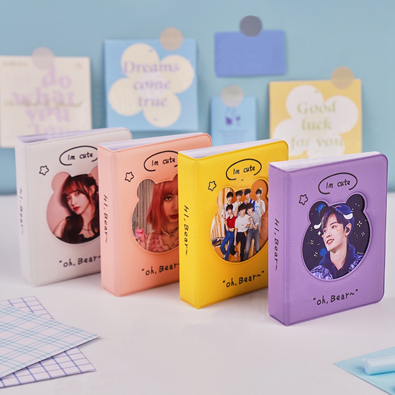 Cuốn Album Ảnh DIY 3 Inch Thiết Kế Sáng Tạo Tiện Lợi Dễ Sử Dụng Giá Đỡ