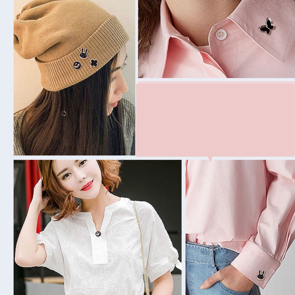 Nút gài đính áo chống hở trang trí đa năng, Phụ kiện thời trang nữ Filibra TL009