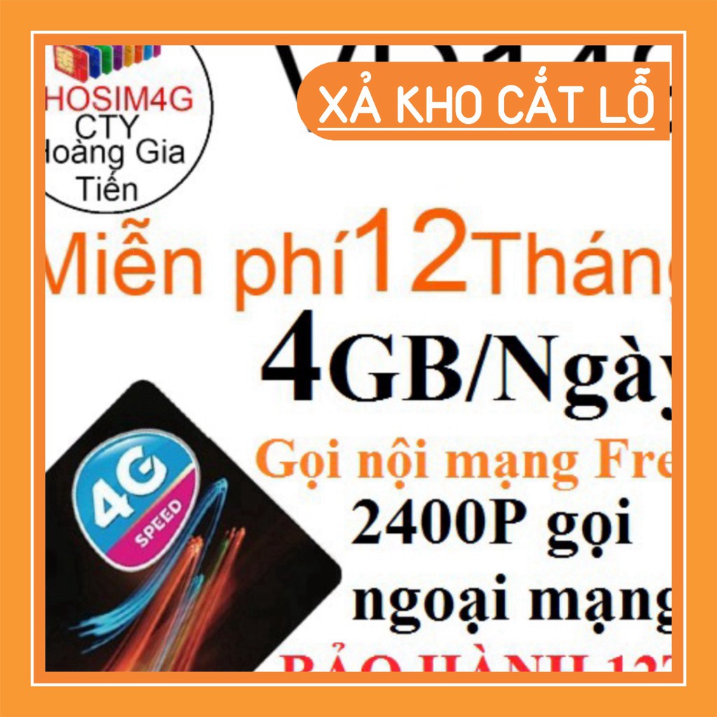 SIÊU ƯU ĐÃI SIM 4G VINA VD149 12T KM 4GB/NGÀY vd89 TẶNG 2GB/NGÀY trọn gói 1 năm không cần nạp tiền hàng tháng SIÊU ƯU ĐÃ