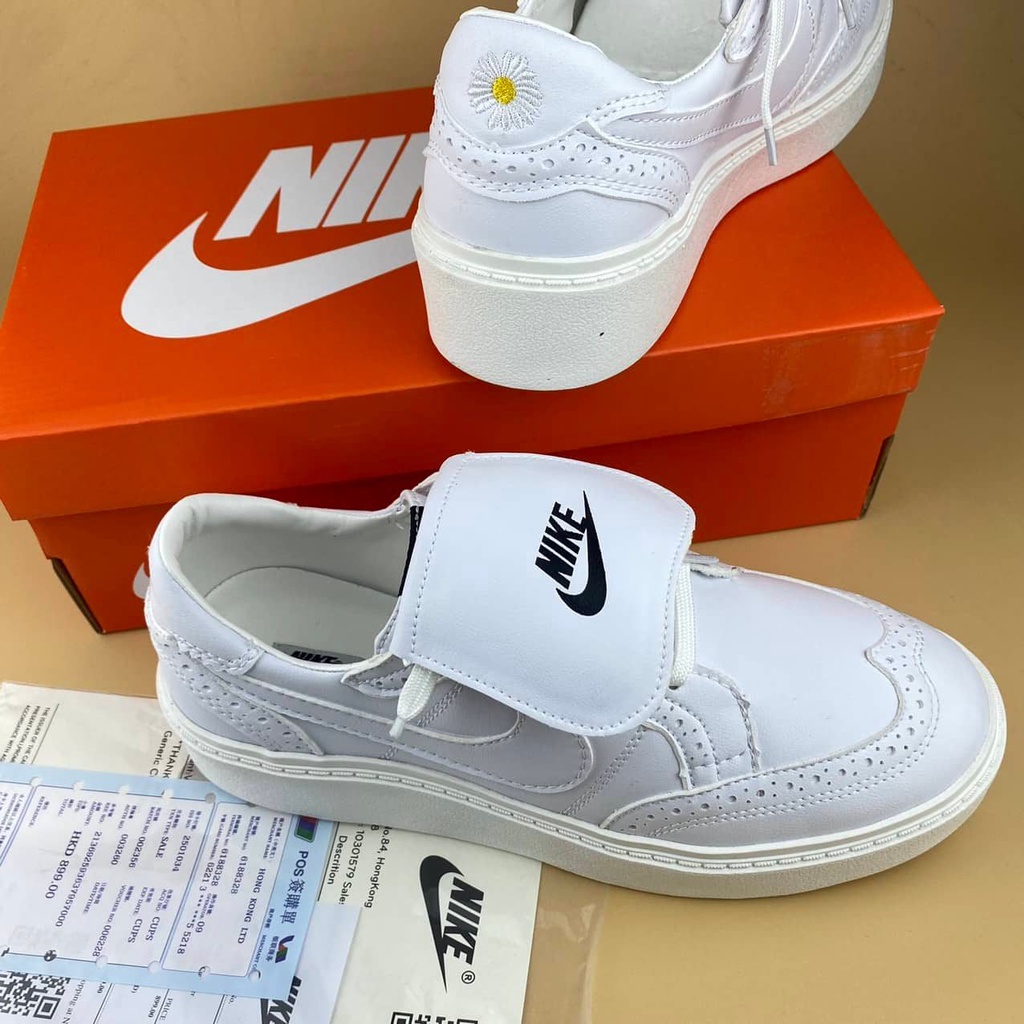 Giày Sneakers KWONDO_1 X FEACEMINUSONE, Giầy thể thao, Giầy nam Bản Hoa Cúc Mẫu giày đế cao tôn dáng dễ phối đồ full Box