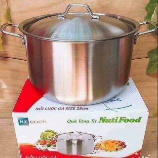 Nồi luộc gà 28cm HT cook hàng khuyến mại nutifood