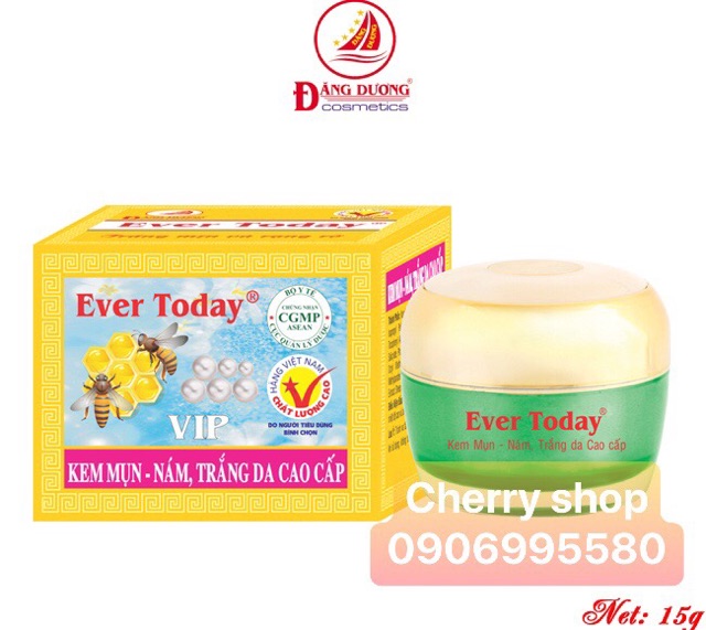 KEM MỤN - NÁM - TRẮNG DA CAO CẤP EVER TODAY (15G)