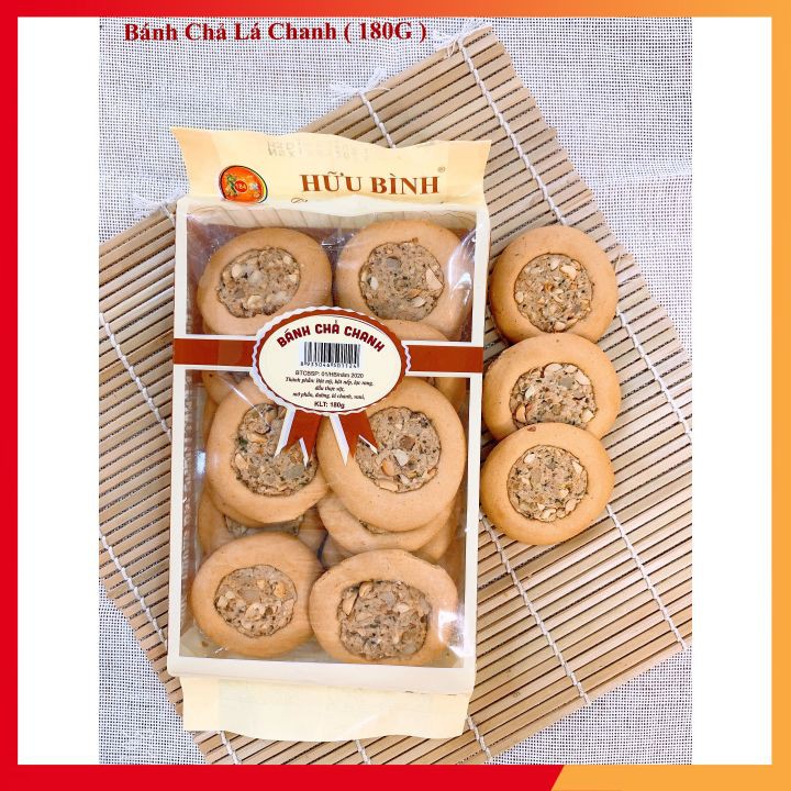 Bánh Chả Lá Chanh - 01 gói 180g Hữu Bình