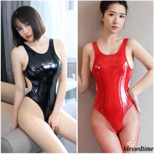 ➤♕❀❤Fashion sexy Womens One Piece Patent Leather Bodysuit | BigBuy360 - bigbuy360.vn