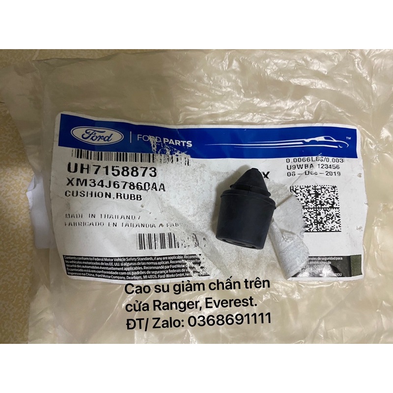 Cao su giảm chấn cánh cửa Ranger, Everest, Laser UH7158873
