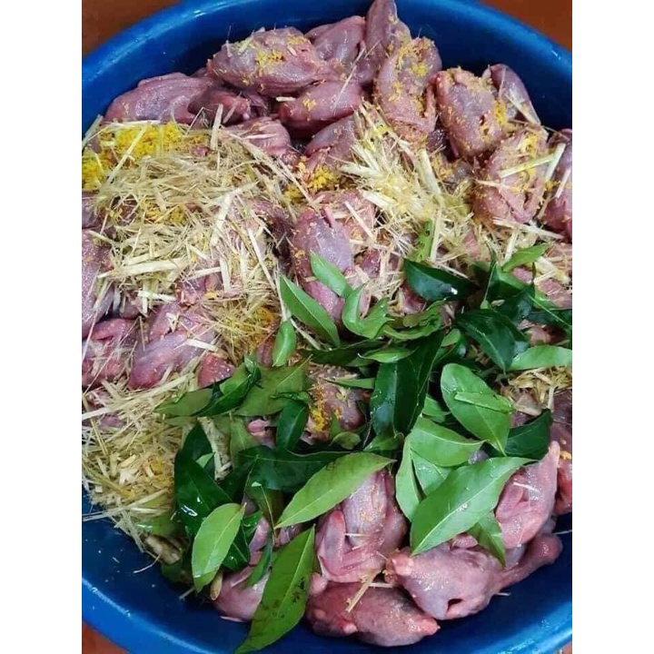 CHIM CÚT ƯỚP LÁ MẮC MẬT 1KHAY 10 CON