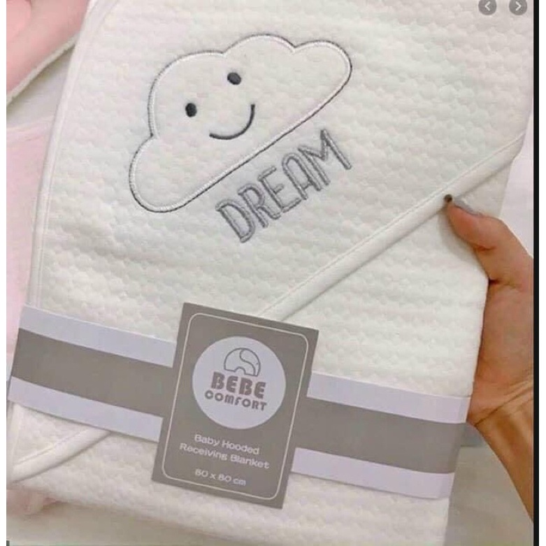 Bebecomfort - Chăn choàng ủ trần bông mỏng Dream mềm mại hình đám mây cho bé