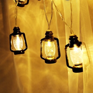 Dây Đèn Led Kiểu Đèn Dầu Treo Trang Trí Halloween