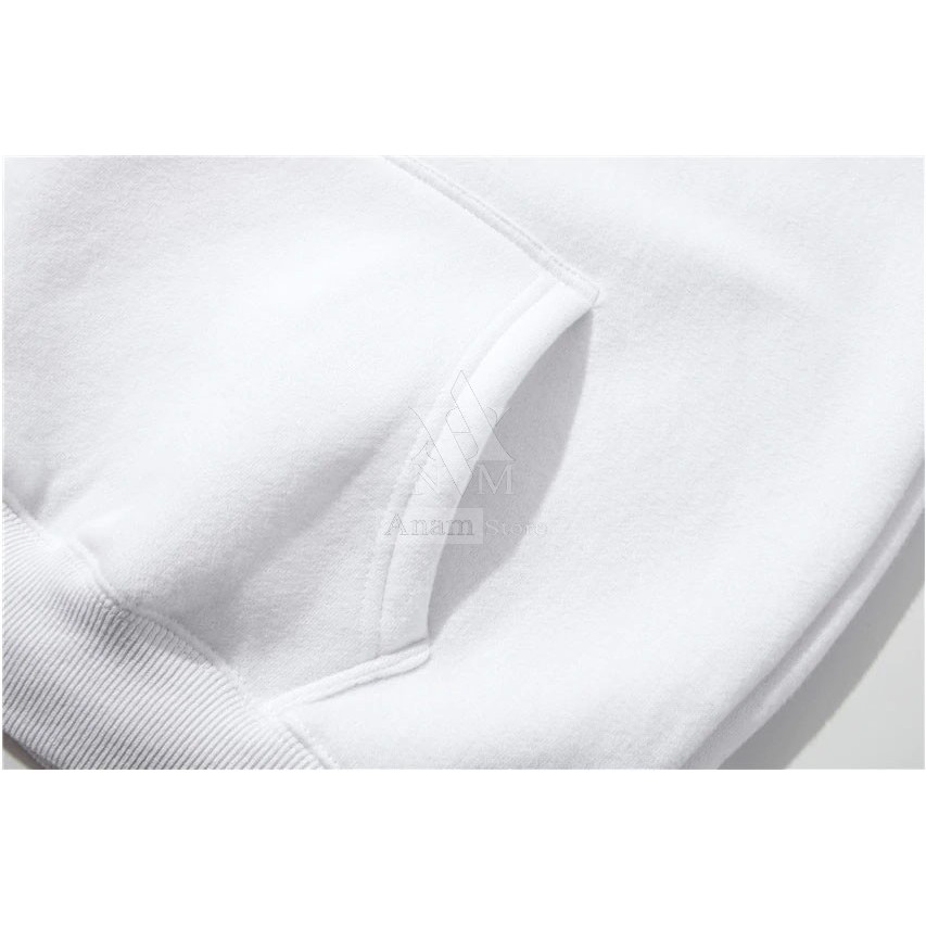 Áo Hoodie Nam Nữ, Trơn, Vải Nỉ Ngoại, Anam Store