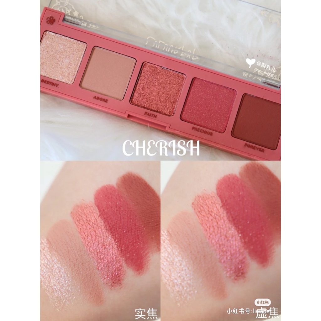 Bảng phấn mắt 5 ô Colourpop Cherish/Crush/Lyric/Ballad/Amor