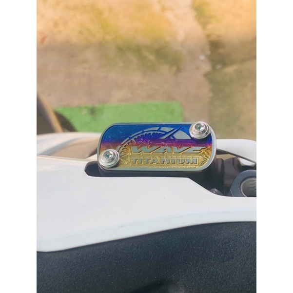 Tem Nắp Dầu Titan Dành Cho Wave, Tặng Kèm Sticker
