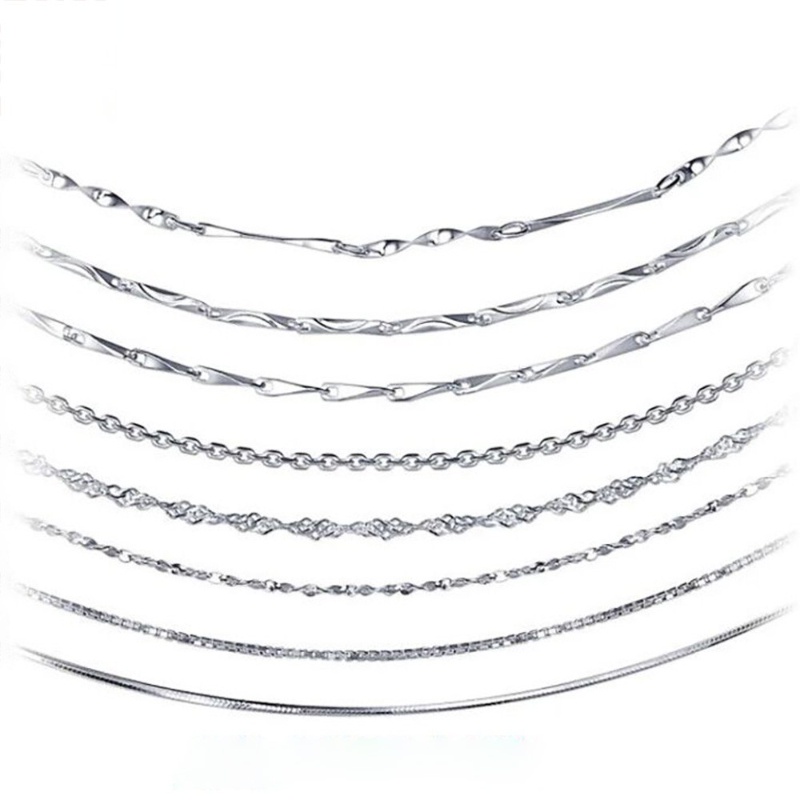 Vòng cổ Bạc 925 40/45/50/55/60 Cm Thiết Kế Thời Trang