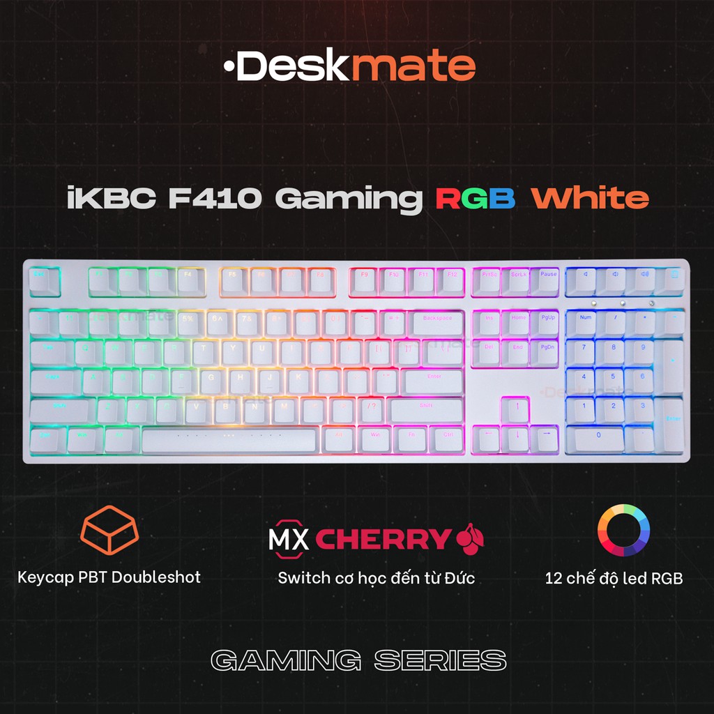 Bàn phím cơ iKBC F410 Gaming RGB