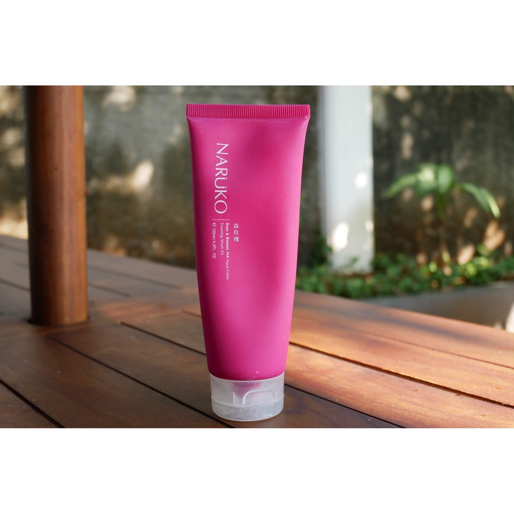 Sữa rửa mặt tạo bọt Naruko hoa hồng nhung rừng - Rose & BOTANIC HA Aqua Cubic Foaming Wash EX