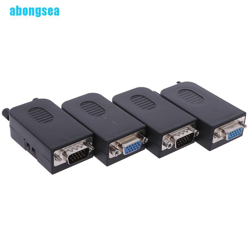 Đầu Nối Dây Điện D-Sub Db15 Vga Male 3 Hàng 15 Pin