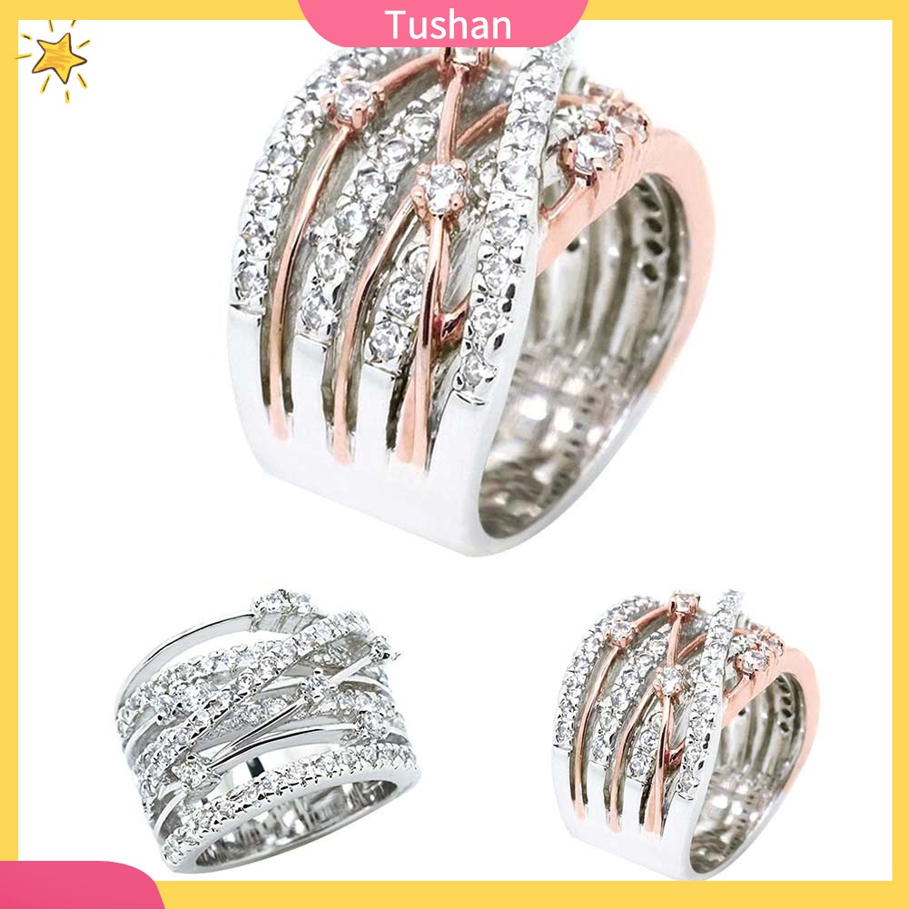 Nhẫn Đính Đá Sang Trọng Cho Nữ