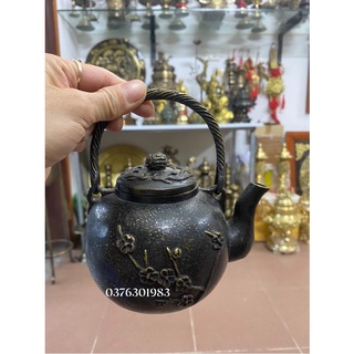 Ấm đồng giả cổ , ấm pha trà bằng đồng giả cổ