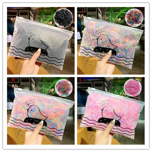 Dây Buộc Tóc Co Giãn Nhiều Màu Sắc 1000 Cái Cho Bé Gái