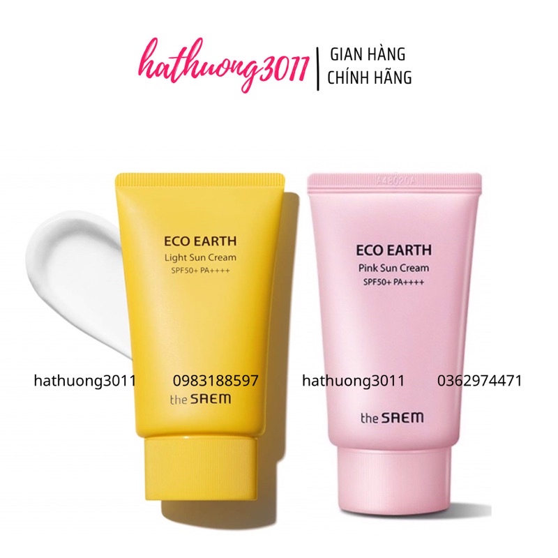 [ CÓ SẴN ] Kem Chống Nắng The Saem Eco Earth Power SPF50+ PA++++