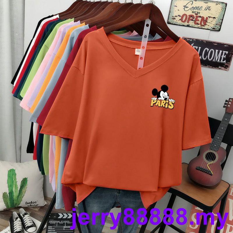 Plus Áo Thun Cotton Dáng Rộng Ngắn Tay Thời Trang Nữ 200kg -0316 | BigBuy360 - bigbuy360.vn