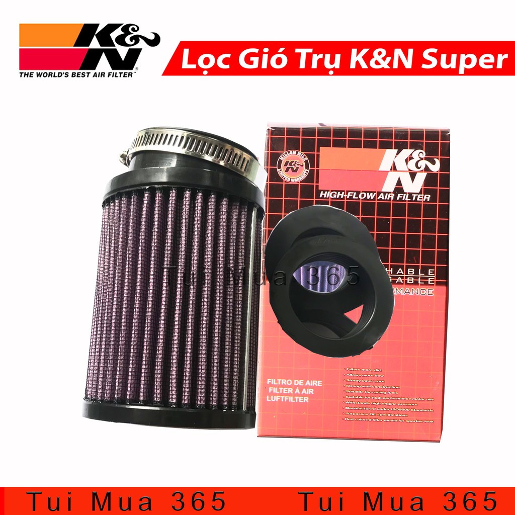 Lọc Gió Trụ K&amp;N RU 1280 Super Copy