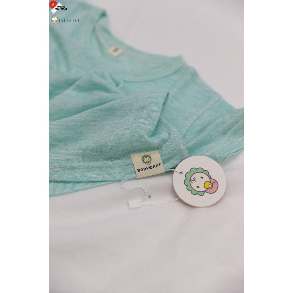 Áo phông cotton cho bé từ 9 đến 30kg BABYWANT