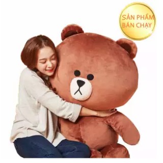 Gấu brown cao 1m2 - hàng vnxk cao cấp