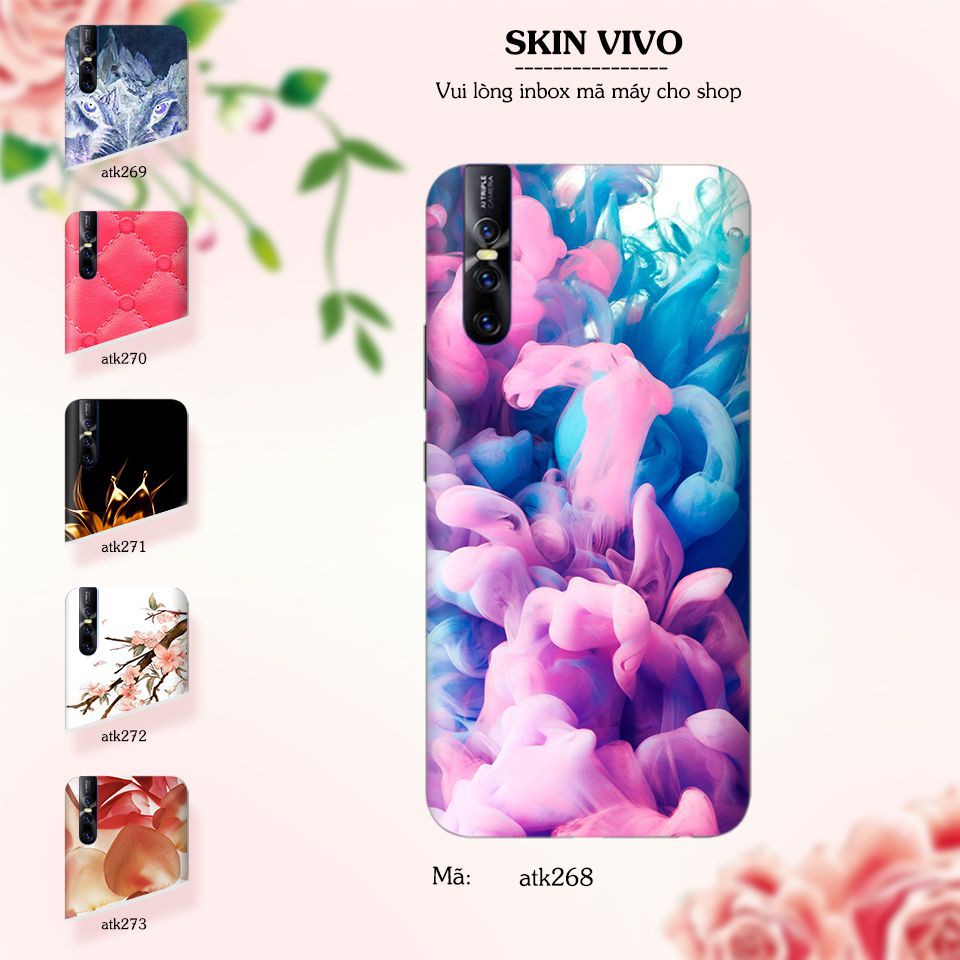 [FLASH SALE] Skin dán cho các dòng điện thoại Vivo V7 - V7 plus - V11 - V15 in nhiều mẫu cực đẹp