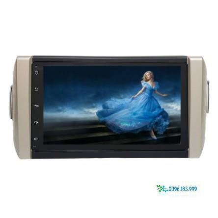 Bộ Màn hình androi+ mặt dưỡng cho xe TOYOTA INNOVA 2018-2020,Đầu DVD toyota lắp zin cho Innova có giắc zin đi kèm.