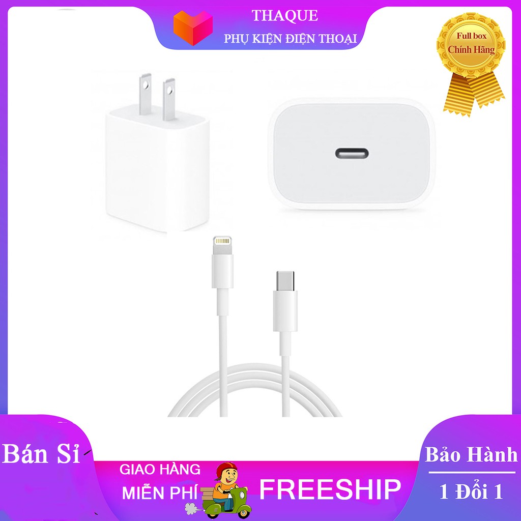 Bộ sạc nhanh 18W cho Iphone chế độ sac thông minh sạc 30' lên 50% pin mà không gây tổn hại điện thoại