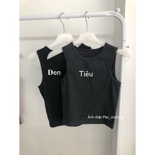 [Ảnh thật/video] Áo coptop ba lỗ nữ/ áo ôm body basic ulzzang