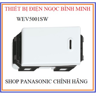 Công tắc Panasonic WEV5001-7SW(Hạt to,10 chiếc/hộp)_GIÁ 1 CÁI