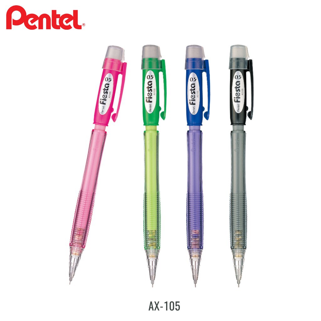 Chì bấm Pentel Fiesta AX105 - 0.5mm (Có tẩy)