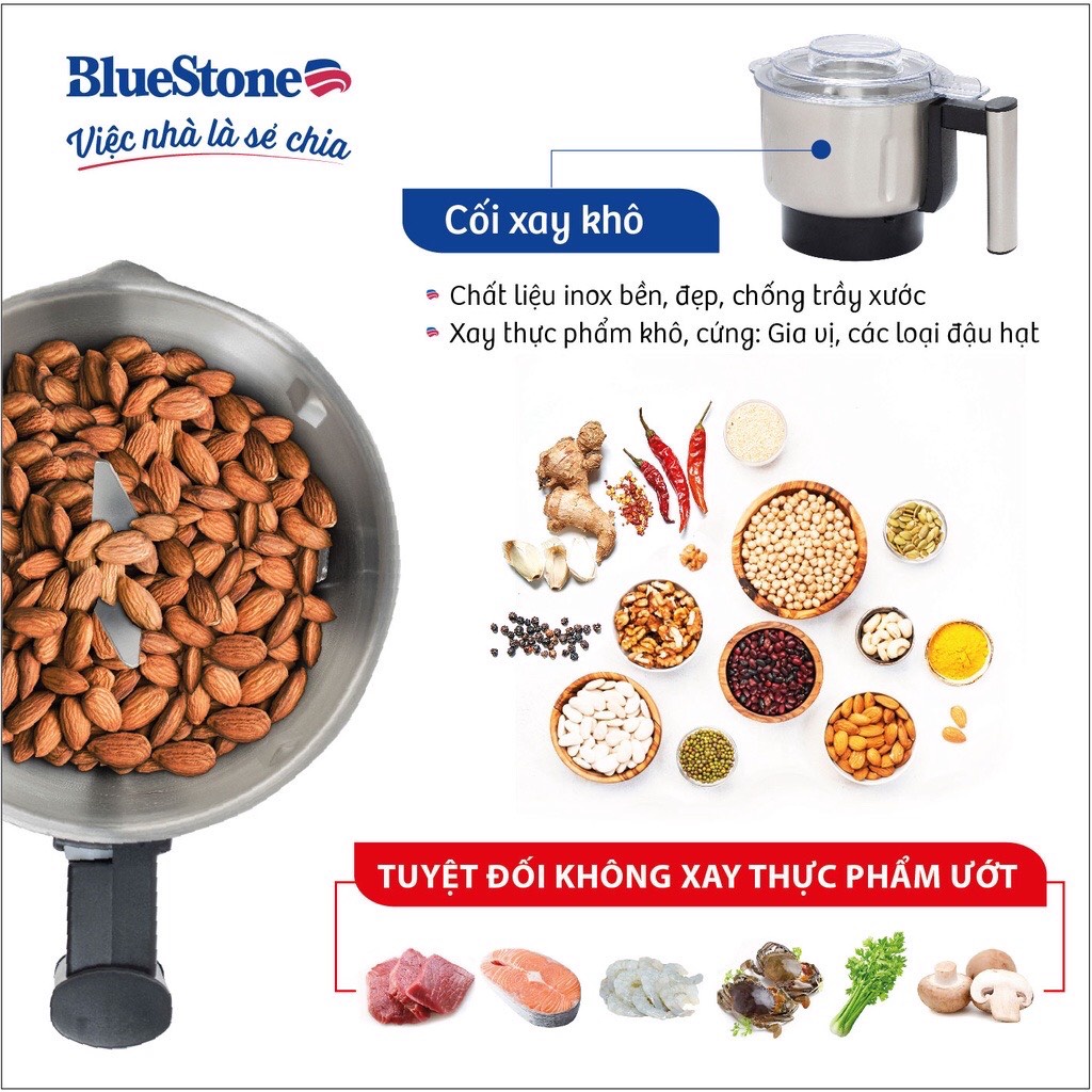 Máy Xay Sinh Tố BlueStone BLB-5339 (1.5L) - Hàng chính hãng - Bảo hành 24 tháng