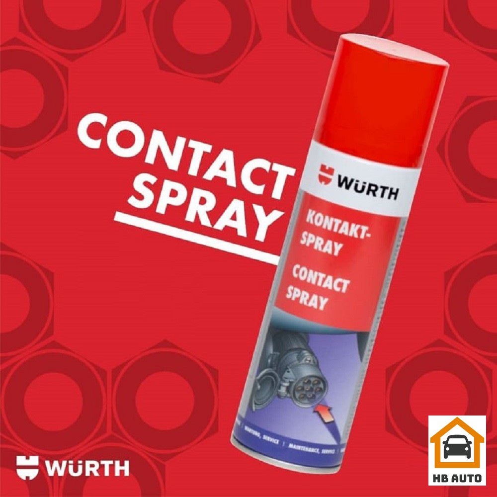 Khử Ẩm Vệ Sinh Mạch Điện Wurth Contact Spray 300ml 0890100