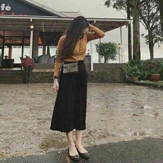 💦 CHÂN VÁY XẾP LY MIDI DẬP LY CỰC ĐEP Ạ 😍freeship 😍 | BigBuy360 - bigbuy360.vn