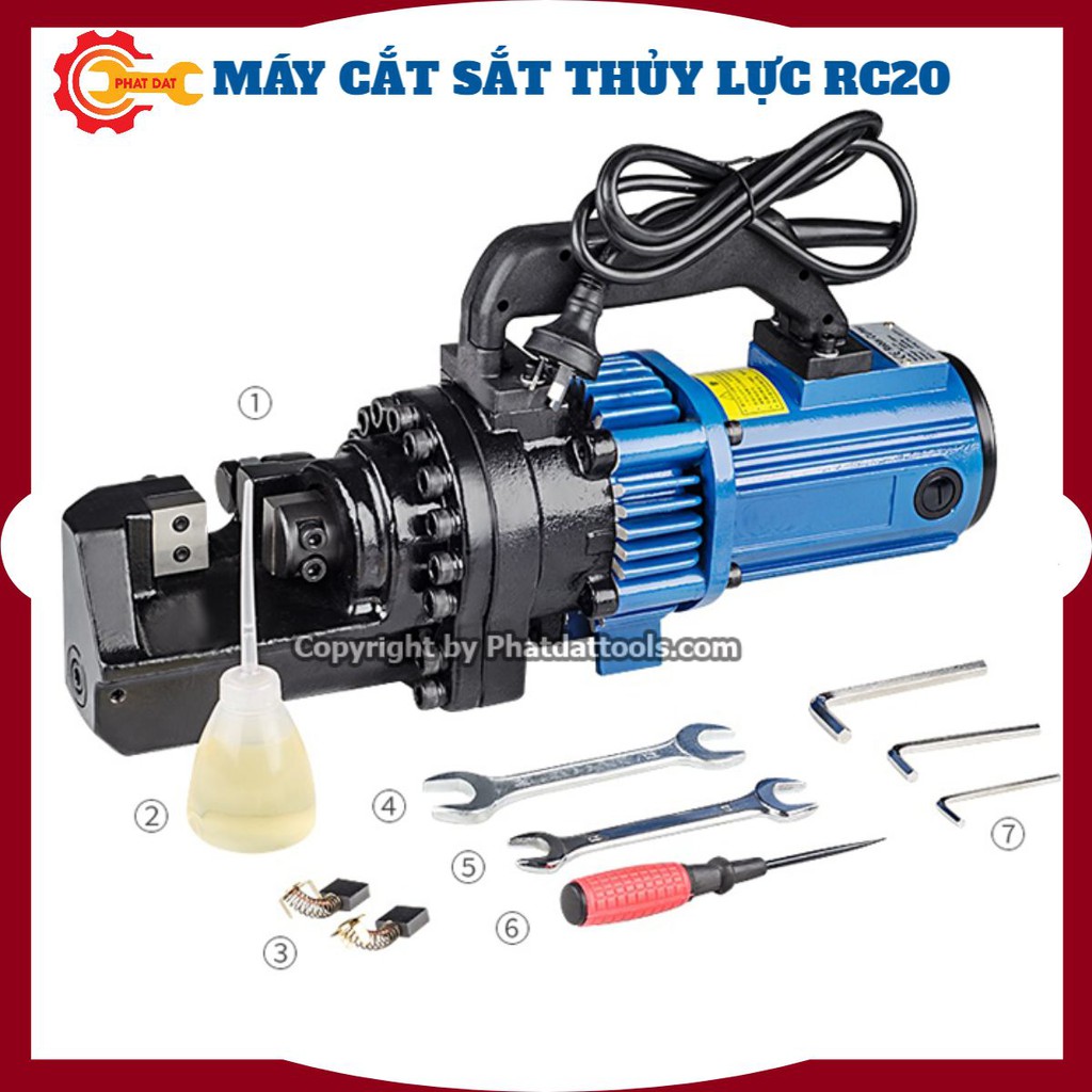 Máy cắt sắt thủy lực cầm tay RC20- Máy cắt sắt thủy lực