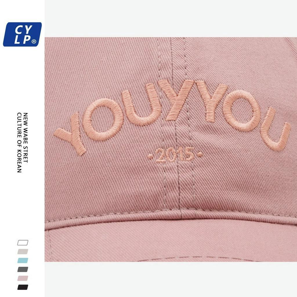 Mũ Lưỡi Trai Thêu Chữ Phong Cách Hàn Quốc Thời Trang Cho Cặp Đôi