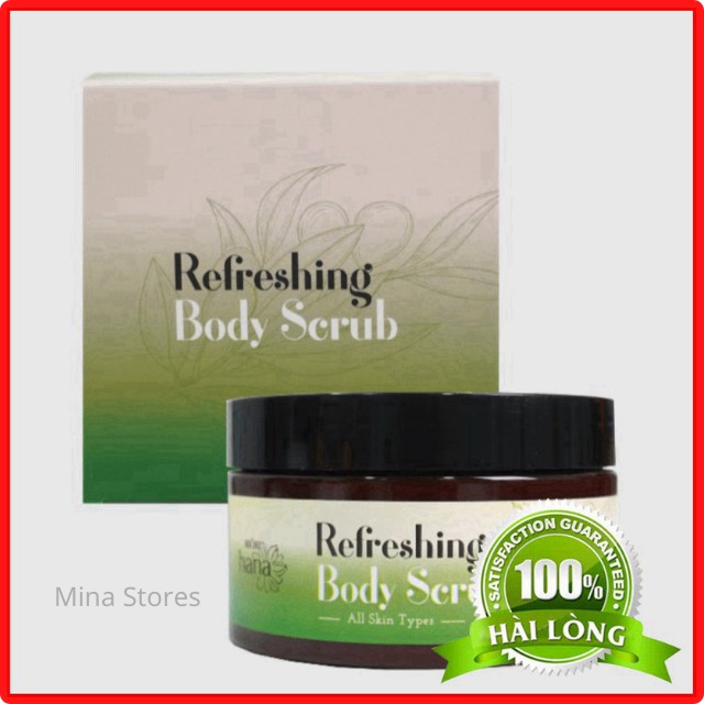 Muối Tẩy Tế Bào Chết Body RIORI Refreshing Body Scrub 200g – Muối Tắm Tẩy Da Chết Body Hương Sả Chanh Massage Thư Giãn