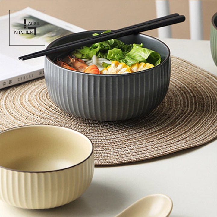 Chén bát đĩa gốm sứ phong cách Nhật, hiện đại và trang nhã, an toàn sức khỏe CBG