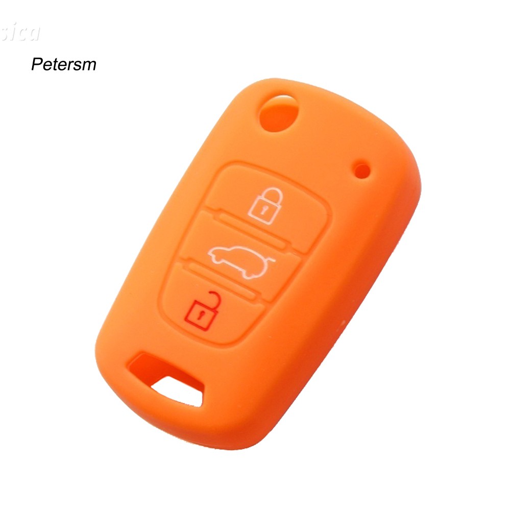Vỏ bọc chìa khóa điều khiển từ xa xe Huyndai I30 I35 chất liệu silicone
