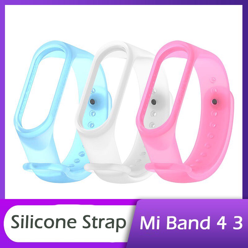 Dây Đeo Silicon Thiết Kế Nhiều Lỗ Thời Trang Thay Thế Cho Mi Band 3