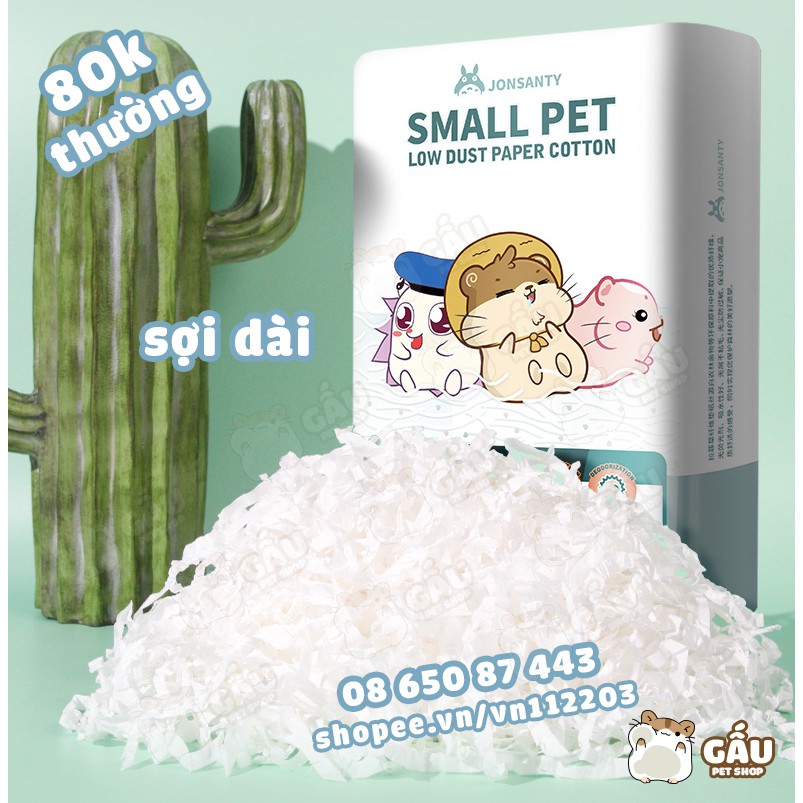 Giấy lót chuồng Small Pet Cotton Jonsanty 1LB