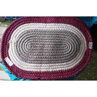 Thảm Đan Oval Lau Chân Loại Dày