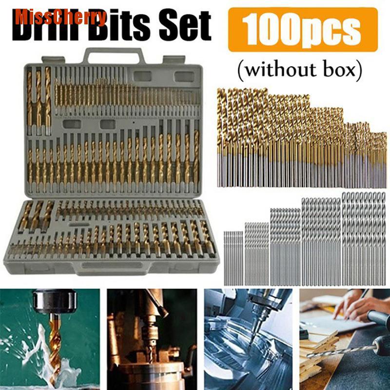 Bộ Mũi Khoan Titan Tốc Độ Cao 100 / 50 HSS