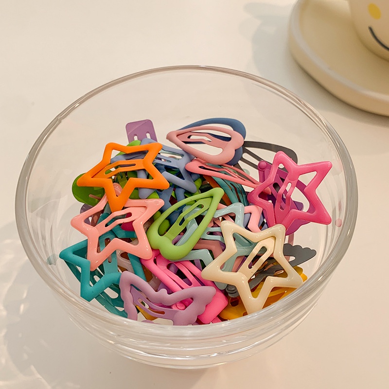 Kẹp Tóc Ngôi Sao Năm Cánh Cỡ Nhỏ Dễ Thương Phong Cách Hàn Quốc Cho Bé Gái